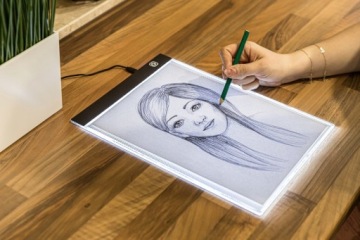 Светодиодный графический планшет ДОСКА ДЛЯ ЧЕРТЕЖА А4 USB