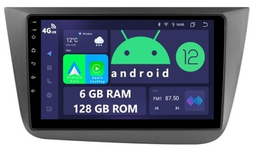 NAWIGACJA 2DIN RADIO ANDROID SEAT ALTEA XL 6/128 GB DSP CARPLAY LTE