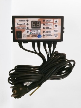 Sterownik kotła SCL 300C pompa C.O , CWU dmuchawa