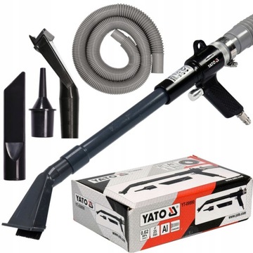 ВОЗДУШНЫЙ ПЫЛЕСОС YATO +4 НАСАДКИ YT-09990 С НАСАДКАМИ