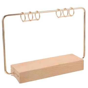 ПОДСТАВКА КАЛЕНДАРЯ НАСТОЛЬНАЯ ДЕРЕВЯННАЯ КРУГЛАЯ БИЗНЕС-ЛИНИЯ