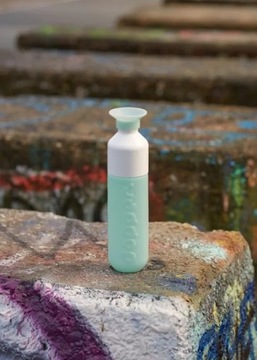 Бутылка для воды Dopper Polar Blue 450 мл с чашкой