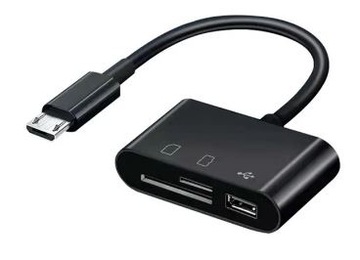 Czytnik kart 3 w 1 Micro USB na Micro SD