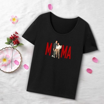 Женская футболка Женская одежда Adies Повседневная классическая одежда Базовая футболка L