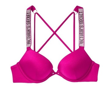 Góra kąpielowa Victoria's Secret Bombshell 2xpush-up różowa 70C (32C)