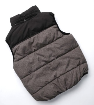 H&M 146 10-11 СЕРЫЙ СТЕГАНЫЙ УТЕПЛЕННЫЙ ЖИЛЕТ, СПОРТИВНАЯ КУРТКА С РУКАВАМИ