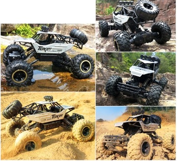 БОЛЬШАЯ РАУДИОУПРАВЛЯЕМАЯ МАШИНКА 4x4 МЕТАЛЛ РУ АВТО