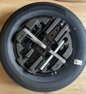 VOLKSWAGEN 5X100 ET 35 195/65R15 KOŁO ZAPASOWE Z WKŁADEM - LEWAREK KLUCZ