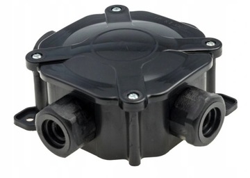 Puszka hermetyczna n/t z dławikami IP67 75x75x33mm