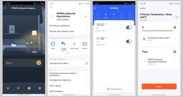Inteligentny przekaźnik włącznik sterownik WiFi Tuya do puszki dopuszkowy