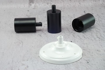 черная матовая рамка E27, лампа-паук в стиле лофт Edison