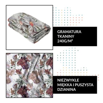 Принтованное плюшевое покрывало Красивый пэчворк эко