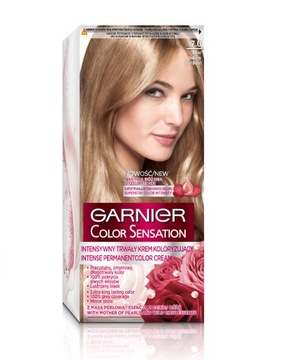 GARNIER COLOR SENSATION 7.0 Delikatnie opalizujący blond Farba do włosów