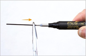 Маркер для глубоких отверстий Pica 150/46, ЧЕРНЫЙ