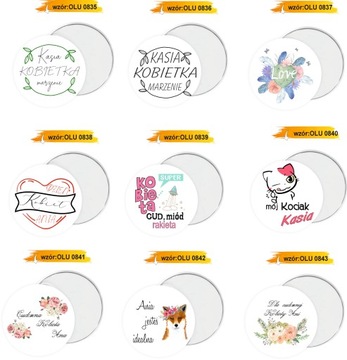 ЗЕРКАЛО ЗЕРКАЛО подарок для ДЕВОЧКИ РАЗНЫЕ УЗОРЫ ПО ПЕРСОНАЛИЗАЦИИ