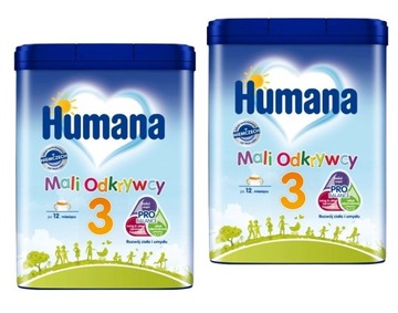 HUMANA 3 MLEKO NASTĘPNE PO 12m 2x 650g 2PAK