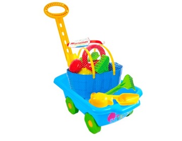 ТЕЛЕЖКА, ПРИЦЕП ДЛЯ ПЕСКА + НАБОР ПЕСКА