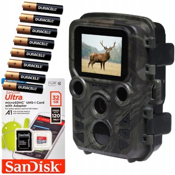 Fotopułapka LEŚNA Denver WCS-5020 Ruch FullHD IR + KARTA 32GB + BATERIE