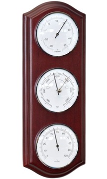 Analogowy Barometr Termometr Higrometr TFA 14x38cm