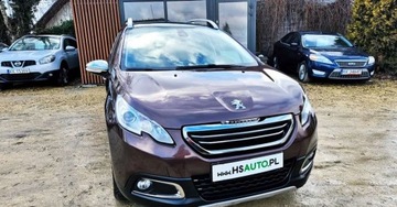 Peugeot 2008 I SUV 1.6 VTi 120KM 2014 Peugeot 2008 BENZYNA PANORAMA alcantara nawigacja super oakzja, zdjęcie 5