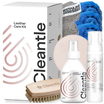 CLEANTLE LEATHER CARE KIT набор для чистки защитной кожаной обивки