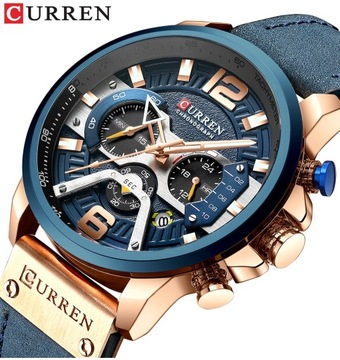 МУЖСКИЕ ЧАСЫ CURREN ELEGANT ДАТА ДАТА ХРОНОГРАФ