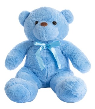 DUŻY WIELKI MIŚ PLUSZOWY PLUSZAK PRZYTULANKA 90CM DULCE NIEBIESKI