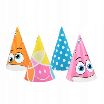 ШАПКИ ДЛЯ ДЕТЕЙ, РАЗНОЦВЕТНЫЕ, ДЕНЬ РОЖДЕНИЯ 1 шт.