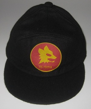 AS ROMA - RETRO CZAPKA Z DASZKIEM - Z WŁOCH
