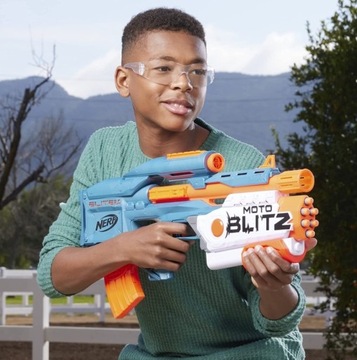 NERF ELITE MOTOBLITZ GUN 2в1 АВТОМАТИЧЕСКАЯ ВИНТОВКА И РУЖЬЕ