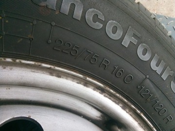 REZERVA 225/75R16'' FIAT DUCATO MAXI PEUGEOT BOXER JUMPER