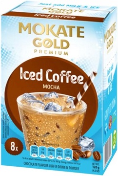 Napój kawowy Iced Coffee Mocha w proszku o smaku Czekoladowym 8x15g Mokate