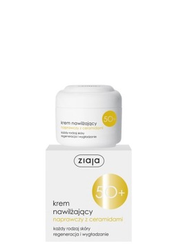 Ziaja krem nawilżający naprawczy z ceramidami 50+
