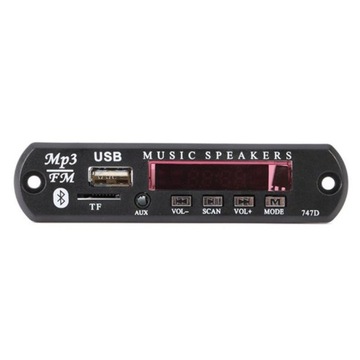 ODTWARZACZ MODUŁ BLUETOOTH MP3 AUX RADIO USB