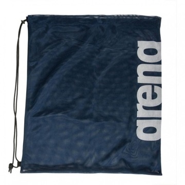 Worek na sprzęt treningowy z siateczki na basen Arena Team Mesh Bag Navy