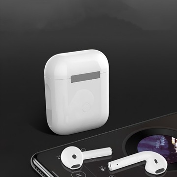 SŁUCHAWKI BEZPRZEWODOWE BLUETOOTH 5.0 POWERBANK SPORTOWE DOUSZNE MIKROFONEM