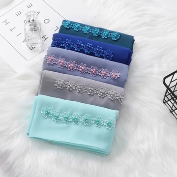 TJ001 Fashion Premium Chiffon Shawl Hijab For