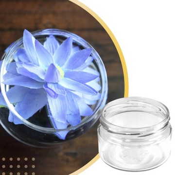 Стеклянная банка 0,25л 250мл fi82 Баночки для десертов с медовым джемом НАБОР 8 шт.