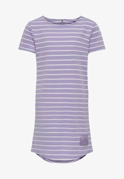 Sukienka w paski dziecięca KIDS ONLY fioletowa 146/152