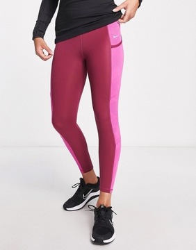 Nike Pro - Legginsy - sportowe, pushup 