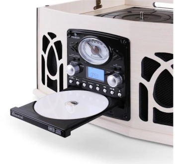 Проигрыватель проигрывателей дисков Auna 10018519 NR-620 Retro CD USB