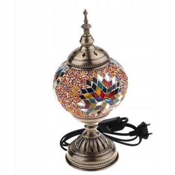 Стеклянная лампа из турецкой мозаики ручной работы