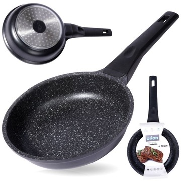 Patelnia GRANITOWA 18 cm GRANDE gaz indukcja