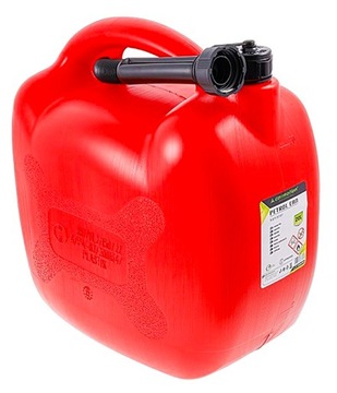 OWALNY ATEST KANISTER PLASTIKOWY NA PALIWO 20L U8Z