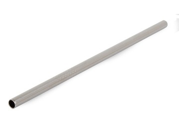Verk 01443 Słomki ze stali nierdzewnej 10 szt. proste + 1x szczoteczka do czyszczenia