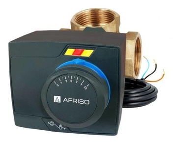 Siłownik AFRISO ARM 343 + Zawór 3-drogowy ARV 385