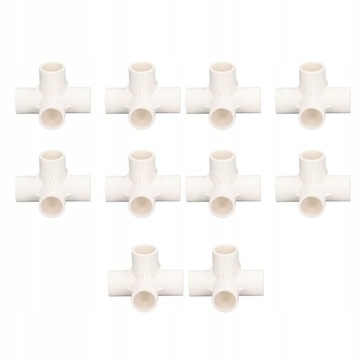 10 szt. Łącznik rurowy PVC 20mm 5-kierunkowy