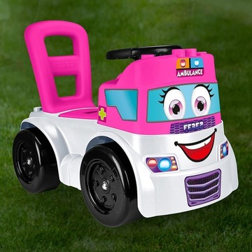Коляска Feber Ride-On Walker, ящик для хранения автомобиля скорой помощи 3в1