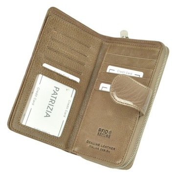 Skórzany damski portfel PATRIZIA FL-116 RFID