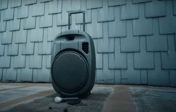 Мобильная колонка 8 дюймов, 400 Вт, порт PORT8VHF-MKII-TWS, аккумулятор, два микрофона